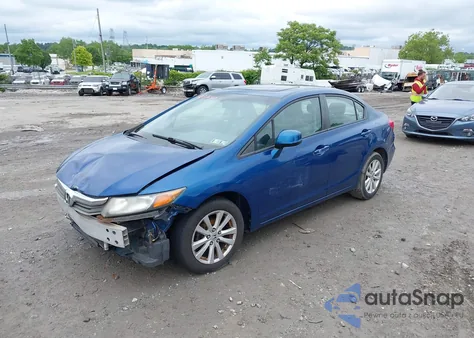 2012 Honda Civic Ex из США, поврежденный, VIN 2HGFB2F82CH502491